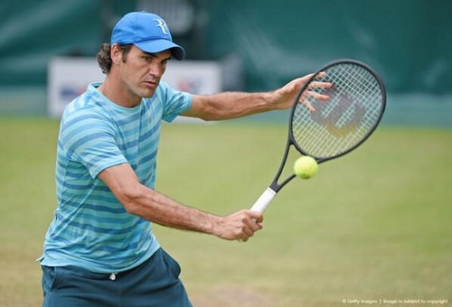 Vợt mới của FEDERER : Wilson Prostaff 97 