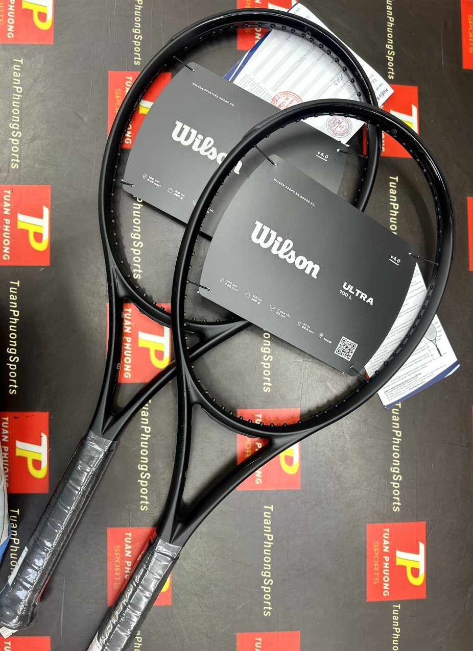 VỢT TENNIS WILSON ULTRA 100L V4 (280GR) NOIR LIMITED